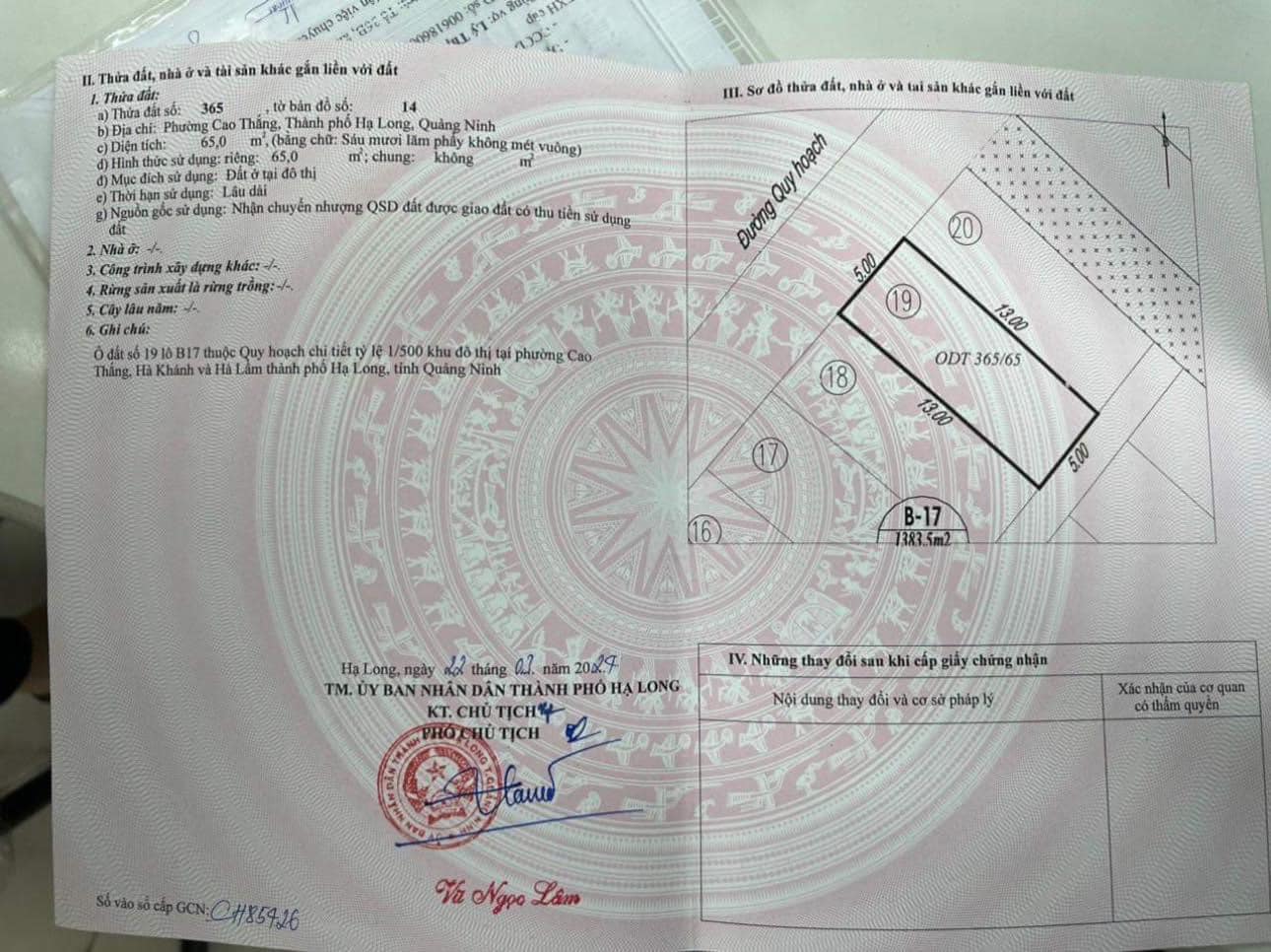 Bán Lideco Bãi Muối Trục Thông KD Tốt. B17-19. DT:65m2 !!!