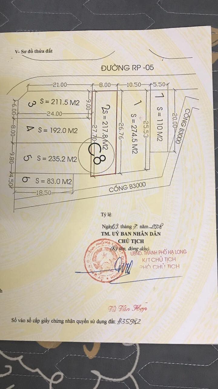 Bán Đất Biệt Thự Sân Vườn Hà Khánh A.DT:217.8m2,MT:8m Siêu Đẹp !!!