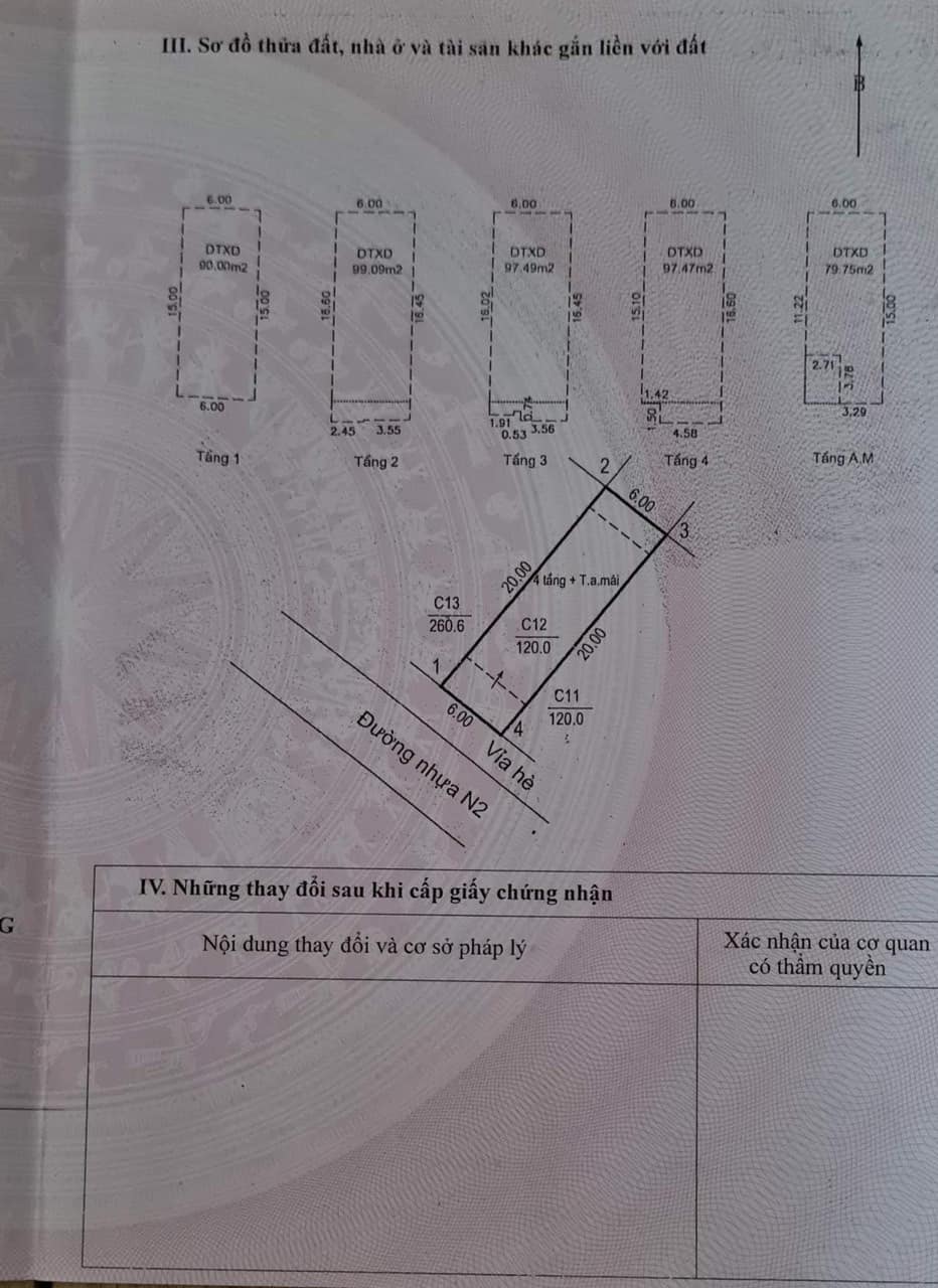 Bán nhà 4 Tầng Khu Liền Kề Big C,Cột 5. DT:120m2,MT:6m Quay Biển !!!