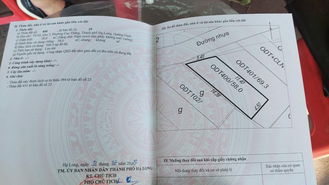 Bán 2 Ô Đất Ngõ 5 Bãi Muối,P.Cao Thắng. DT:58m2 và 69m2 !!!