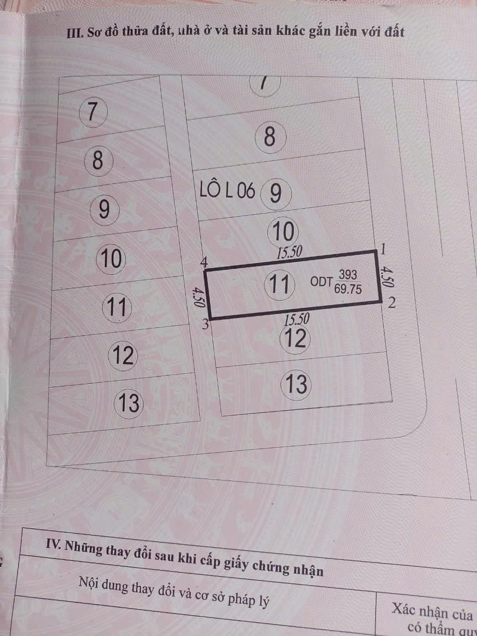 Bán L6-11 KĐT Nghành Than,Chợ Sato. DT:69.75m2,MT:4.5m.H:Đông Nam !!!