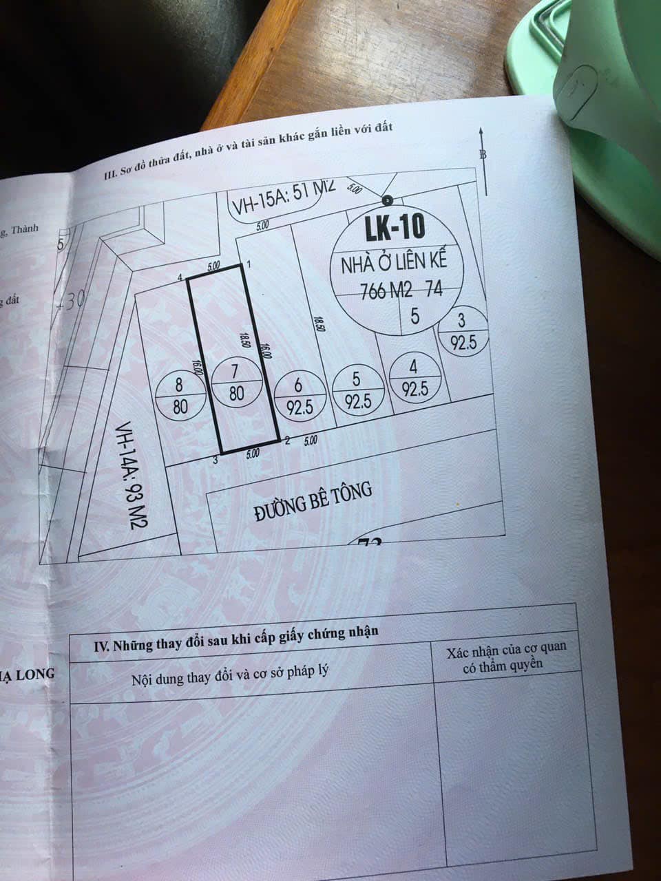 Bán LK10 ô 7 KĐT Đồi Ngân Hàng,Cột 2. DT:80m2,MT:5m.H: Đông Nam
