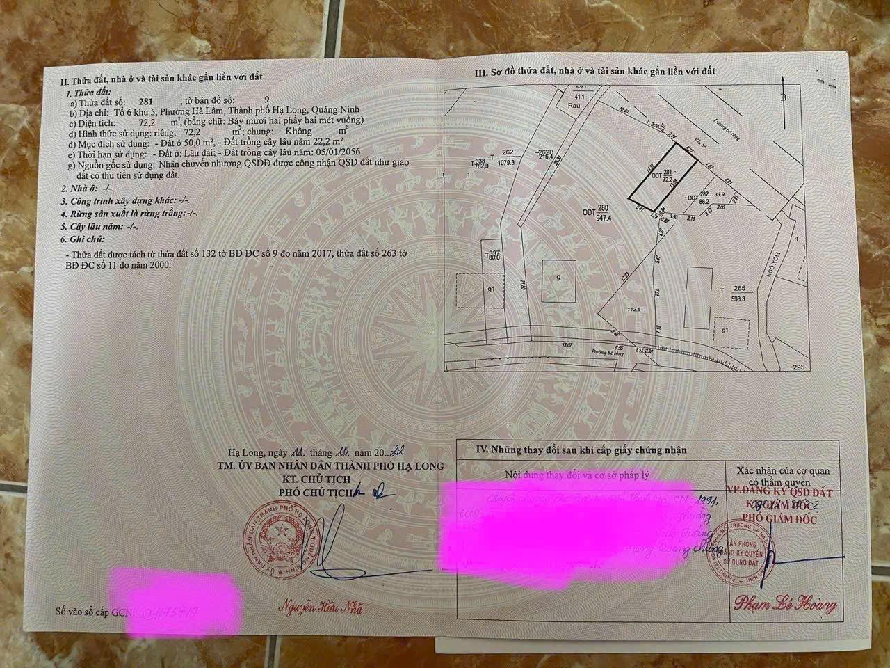 Bán Đất Giáp Dự Án Lideco GĐ 1,P.Hà Lầm. DT:72.2m2,MT:5.27m !!!