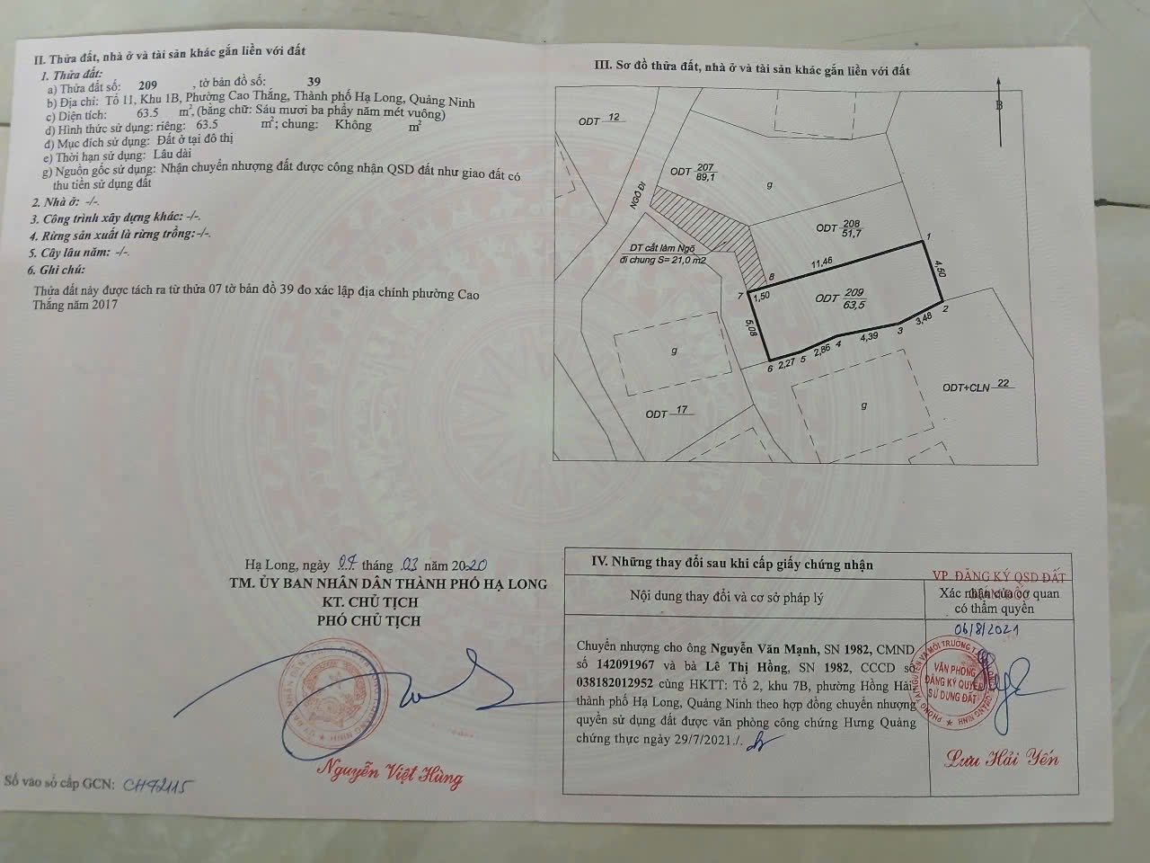 Bán 3 Ô Đất Thổ Cư Ngõ 4 Cao Thắng,Hạ Long Giá Rẻ Chỉ Mấy Trăm !!!