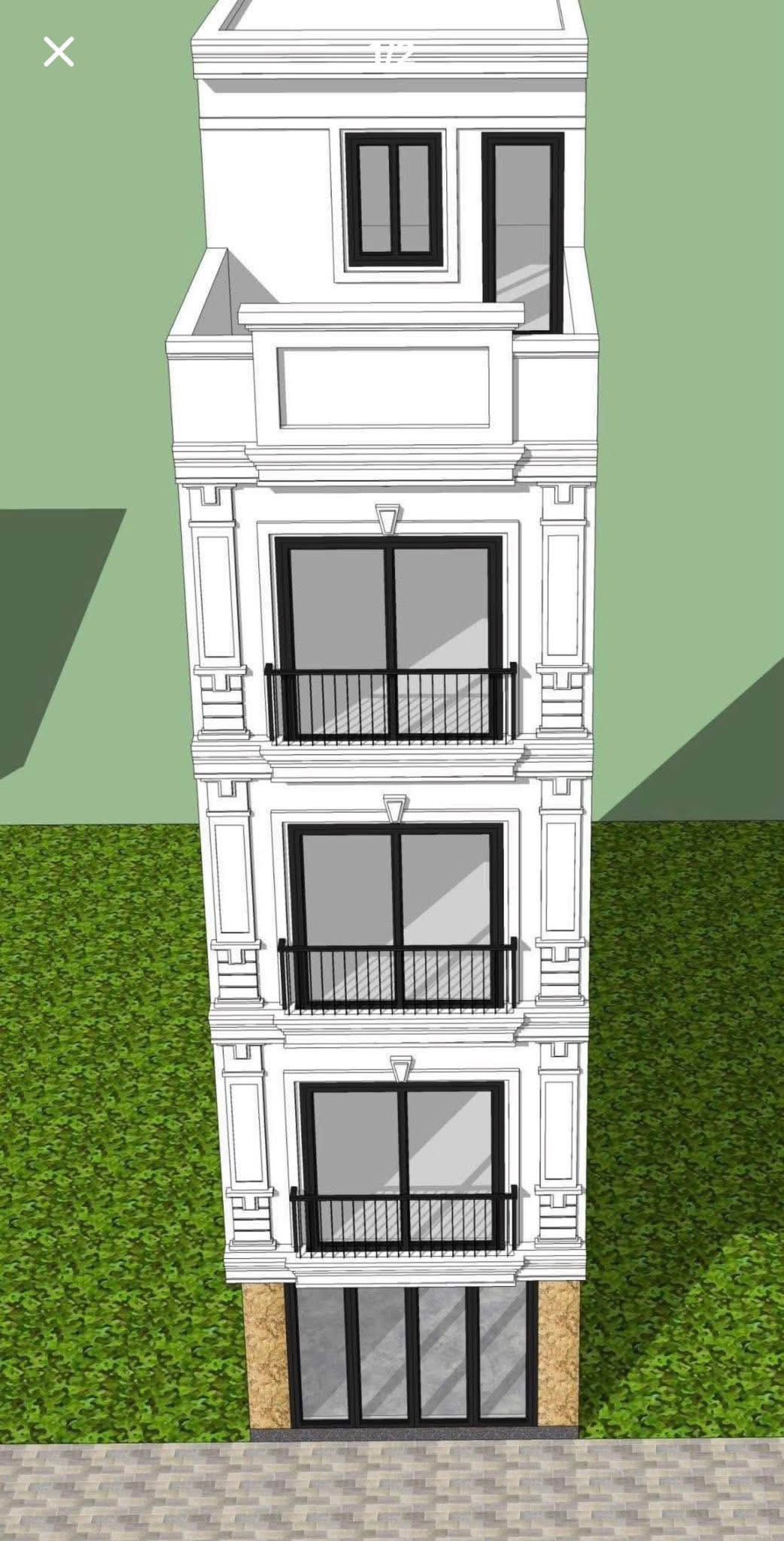 Bán Nhà 5 Tầng Sau Lideco Trần Hưng Đạo DT:40.5m2 Oto Đỗ Cửa