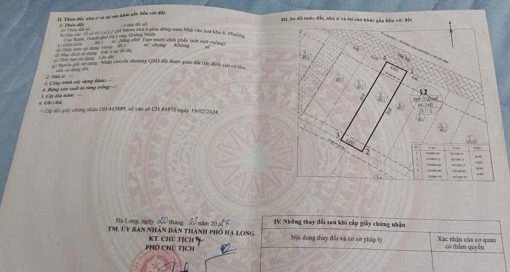 Bán Đất Mặt Mương K67,P.Hà Khánh. DT:89.1m2,MT:4.5m Giá Rẻ !!!