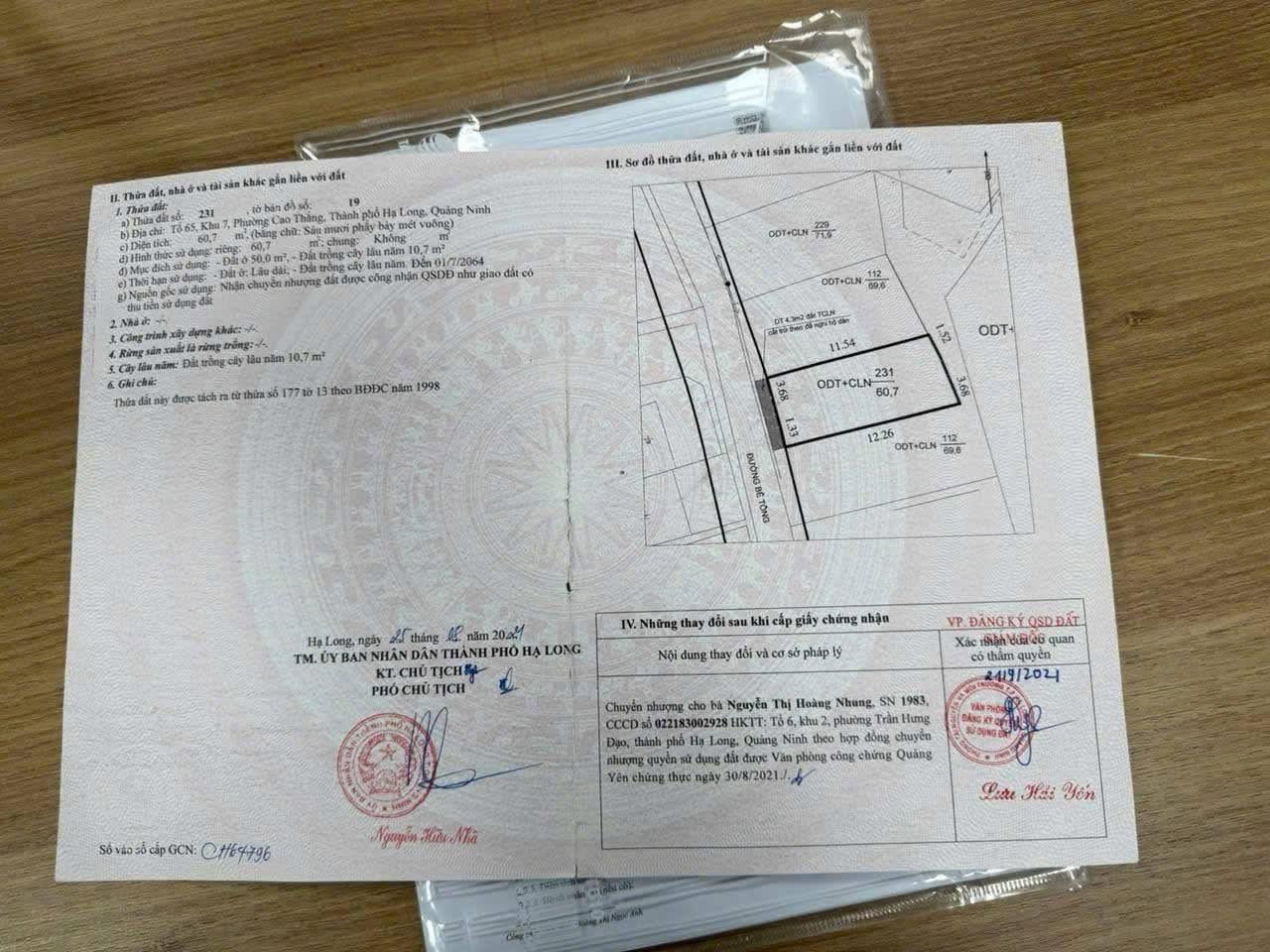 Bán Nhà 4 Tầng Ngõ 5 Bãi Muối,P.Cao Thắng. DT:60.7m2