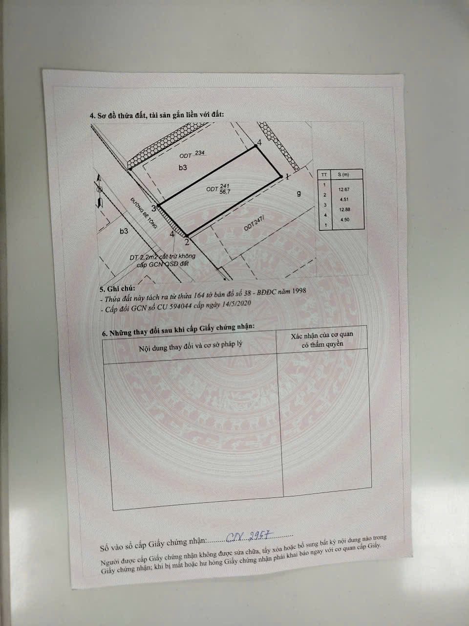 Bán Nhà 3 Tầng 1 Xép Gần Cây Xăng Cao Thắng,DT:56.7m2,MT:4.5m !!!