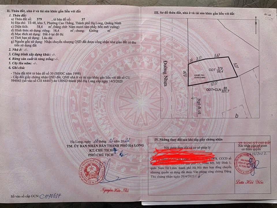 Bán Nhà 4 Tầng Gần Cafe Muối Cao Thắng. DT:58m2,MT:5m.H:Tây Nam !!!