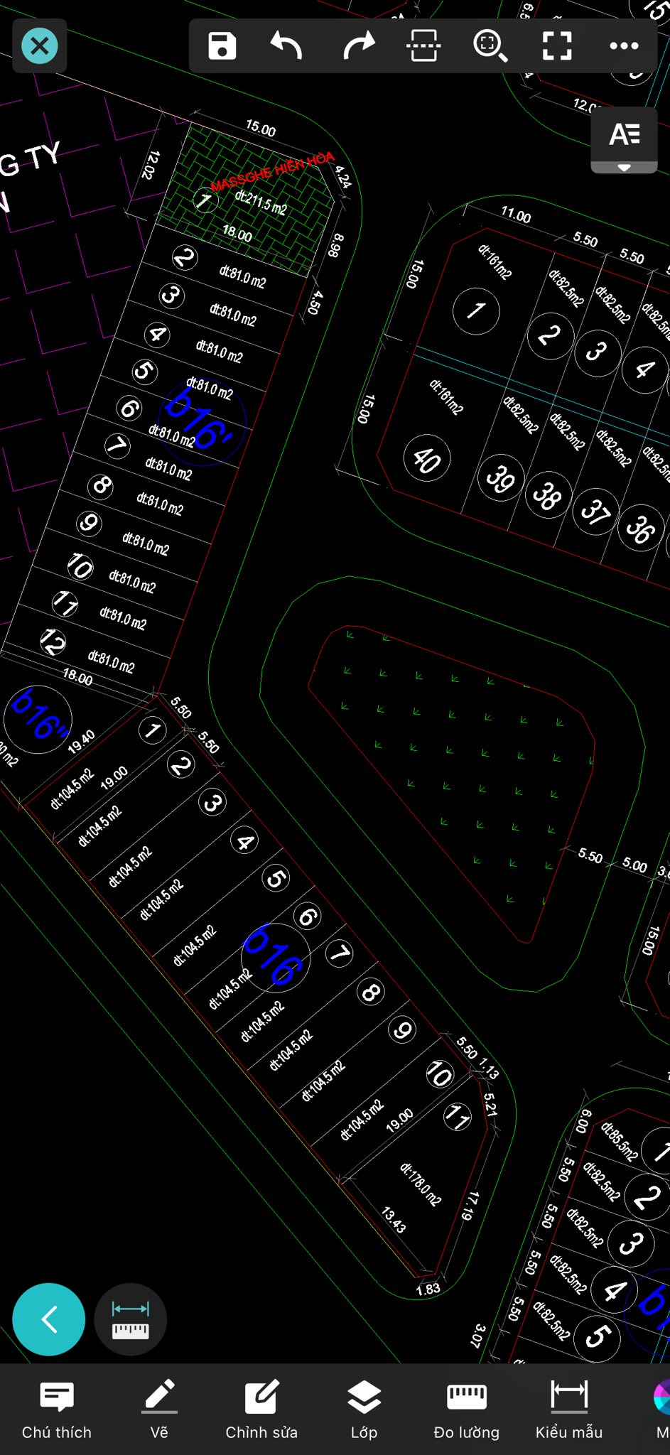 Bán Lô B16-1 Vựng Đâng. DT:104.5m2,MT:5.5m View Vườn Hoa !!!