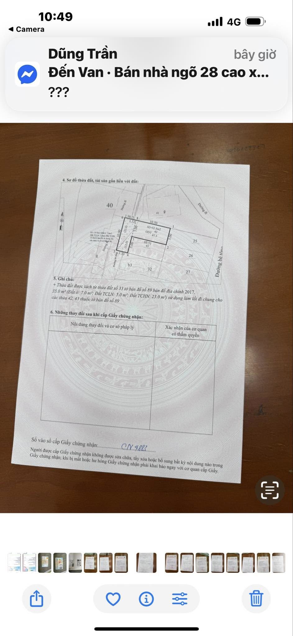 Bán Nhà 4 Tầng Giáp Lideco Giai Đoạn 2. DT: 52.5m2,MT:5m. Hướng : Tây !!!