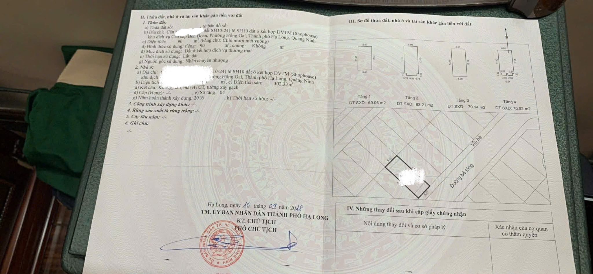 Bán Shophouse Vinhome Bến Đoan. DT:90m2 Siêu Đẹp !!!